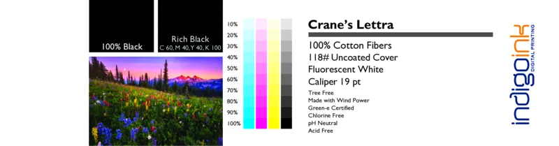 Cranes Lettra Cotton Fluorescent Wht 118# Cvr