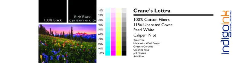 Cranes Lettra Cotton Fluorescent Wht 118# Cvr