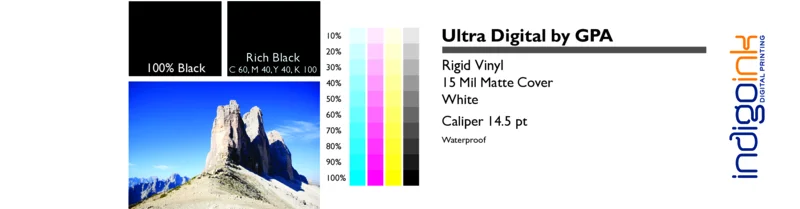 GPA Rigid Vinyl White Matte 15 mil