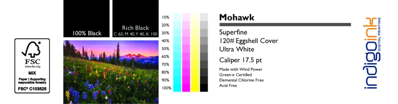 Mohawk SF Ultra Wht Eggshell 120# Cov