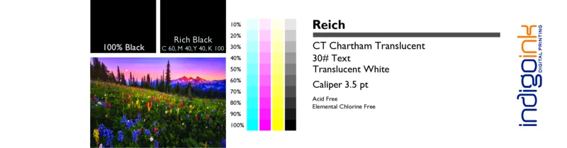 Reich CT Clear Vellum 30# Text