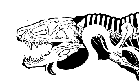 Postosuchus Black Ink