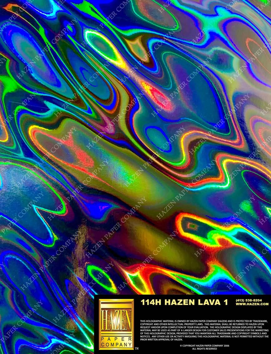 Lava Holographic Pattern