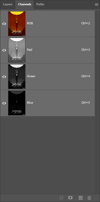 Photoshop Channels Panel